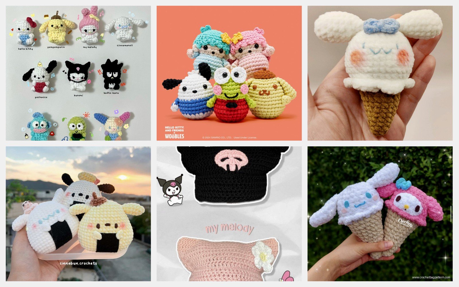 Sanrio Crochet Patterns: Hello Kitty & Friends