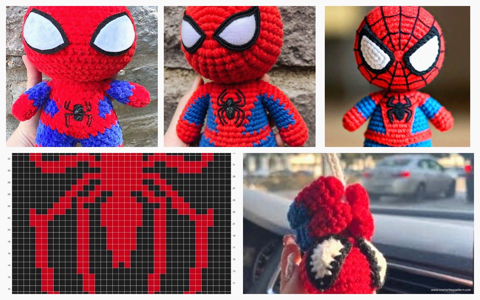 Spiderman Crochet Pattern: Marvel Superhero Amigurumi