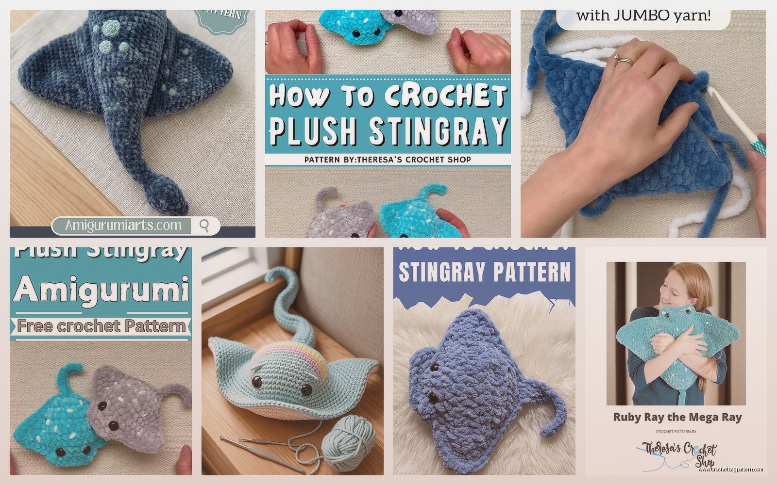 Stingray Crochet Pattern: Ocean Creature Tutorial