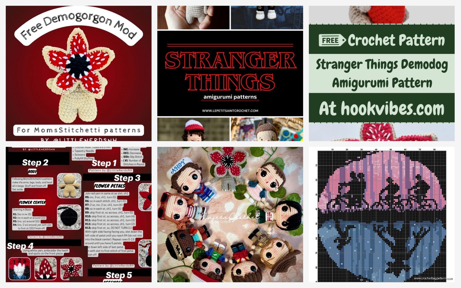 Stranger Things Crochet Pattern: Character & Prop Designs