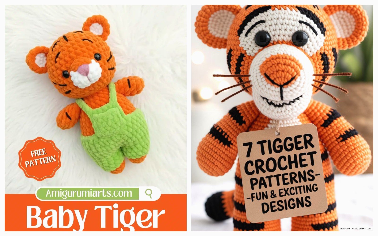 Tiger Crochet Pattern: Big Cat Amigurumi